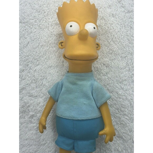 The Simpsons Bart Simpson Dan Dee 11" Vinyl Plush Doll Toy Vintage Matt Groening - Picture 10 of 16